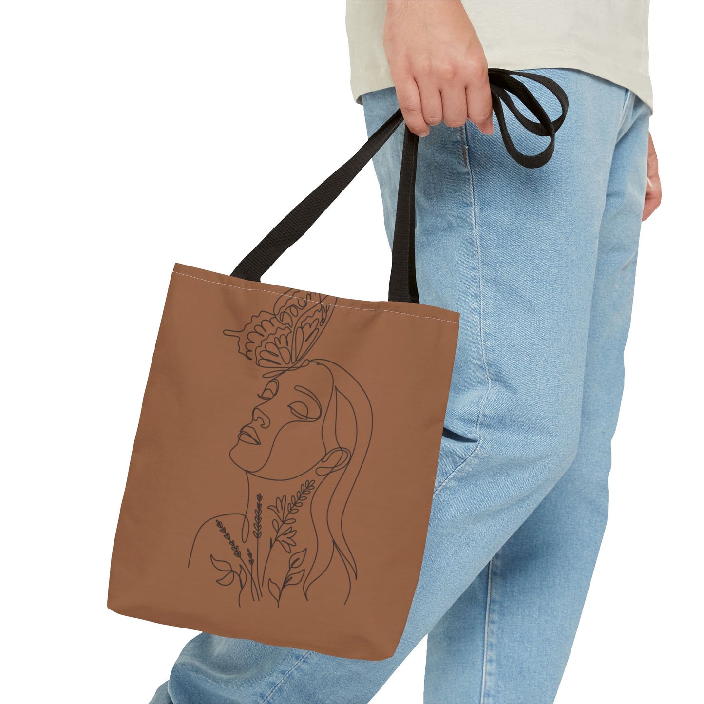 Boho Floral Tote Bag
