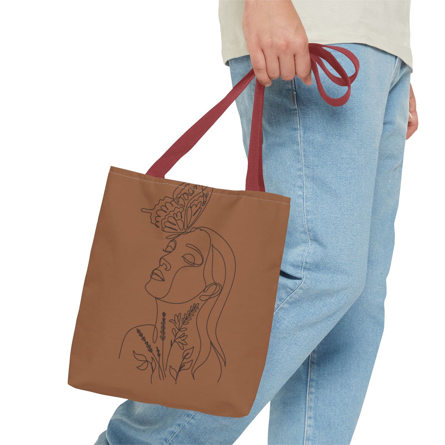 Boho Floral Tote Bag
