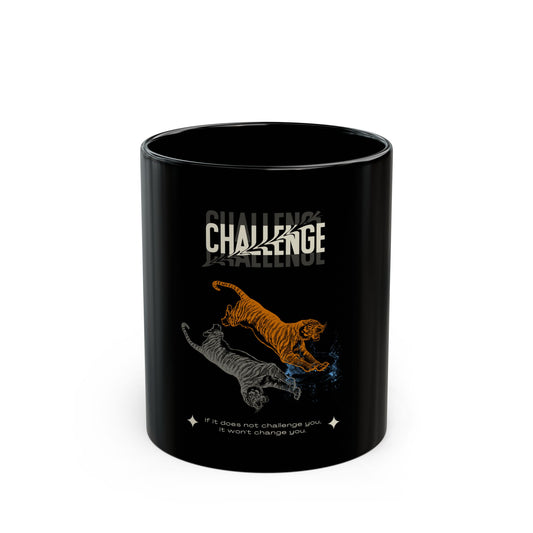 Challenging Black Mug