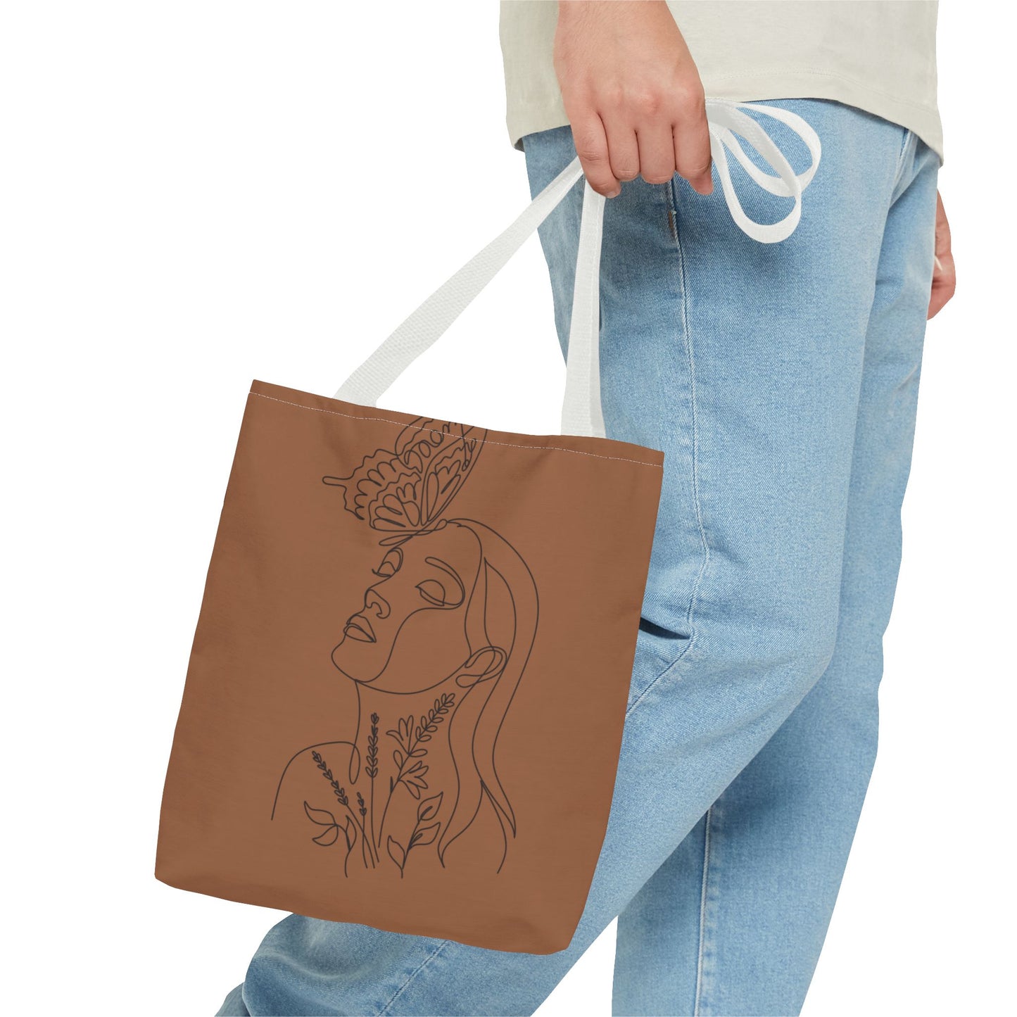 Boho Floral Tote Bag