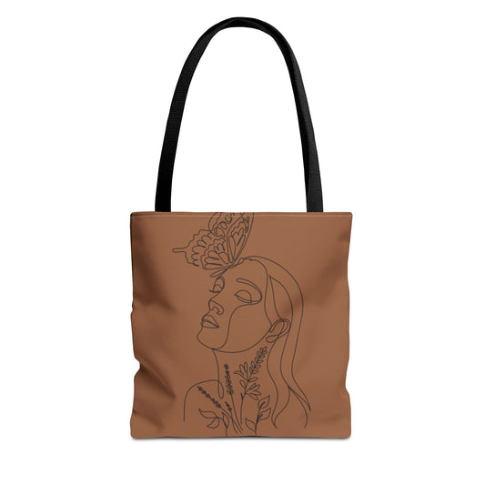 Boho Floral Tote Bag